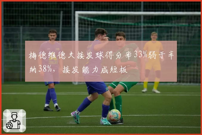 梅德维德夫接发球得分率33%弱于辛纳38%，接发能力成短板