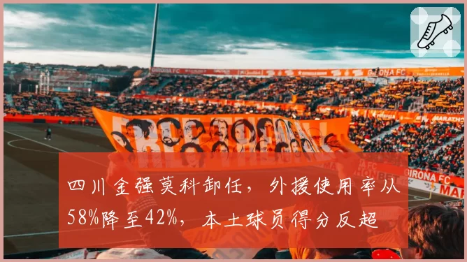 四川金强莫科卸任，外援使用率从58%降至42%，本土球员得分反超